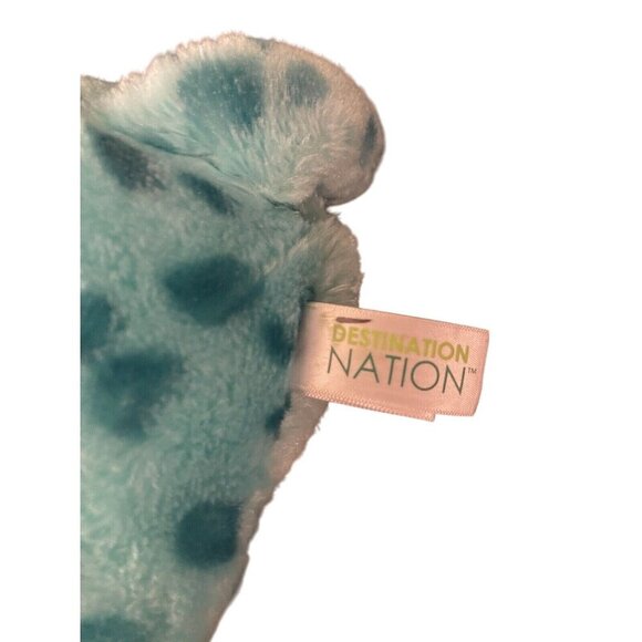 Aurora World Destination Nation Leopard Cheetah Plush Stuffed Animal Teal Aqua - Picture 7 of 7